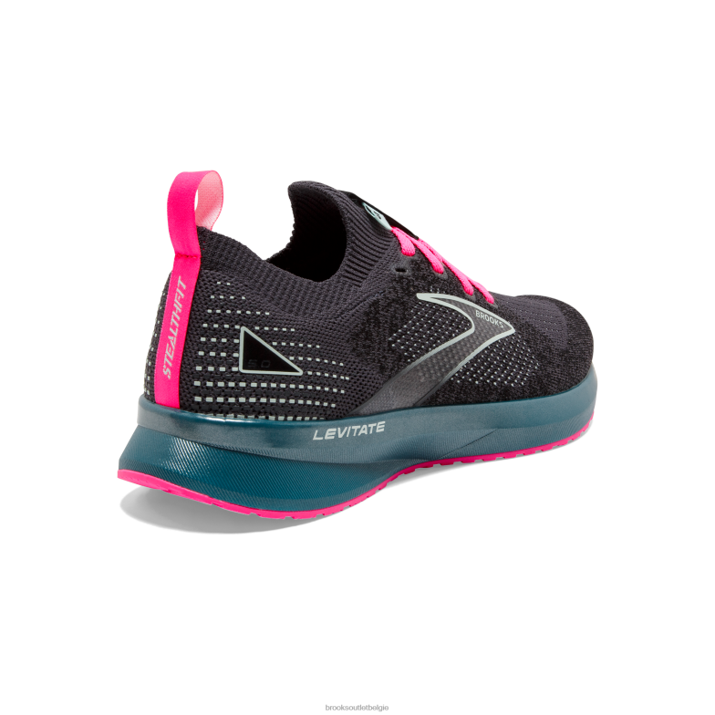 V8D8N114 zweven stealthfit 5 zwart Brooks