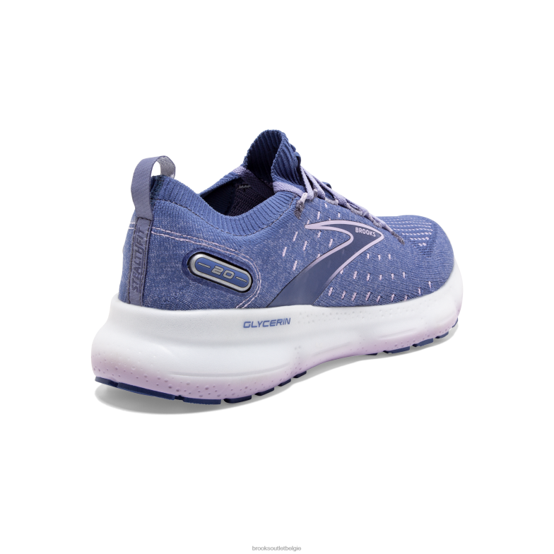 V8D8N11 glycerine stealthfit 20 blauw Brooks