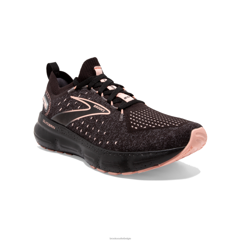 V8D8N12 glycerine stealthfit 20 zwart Brooks