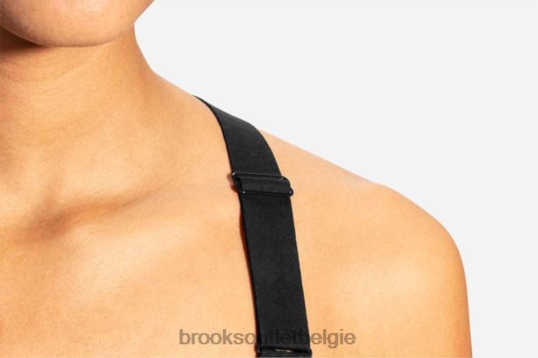 V8D8N1691 dare hardloopbeha met racerback zwart Brooks