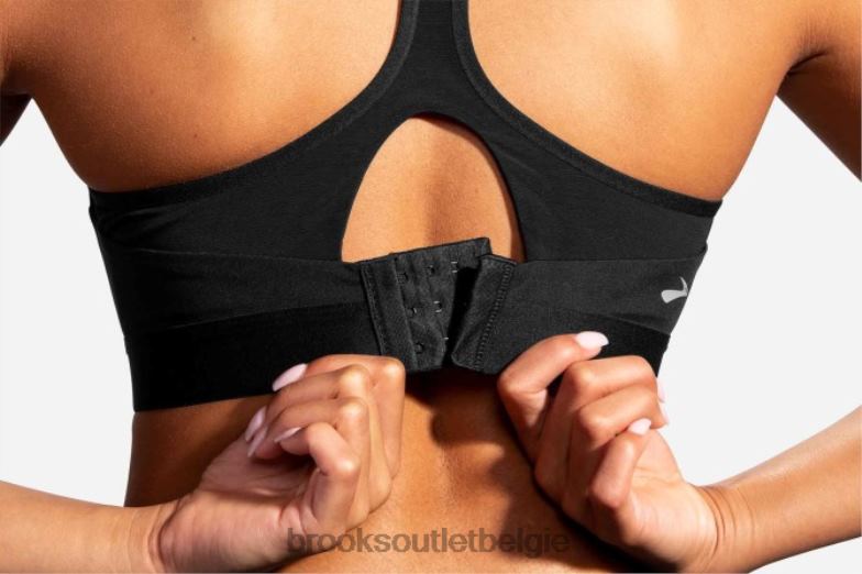 V8D8N1691 dare hardloopbeha met racerback zwart Brooks