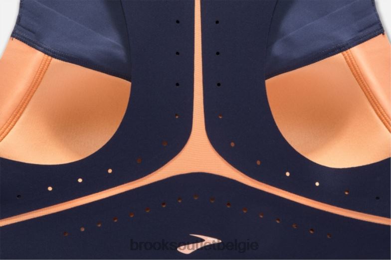 V8D8N1696 dare hardloopbeha met hoge hals marine Brooks