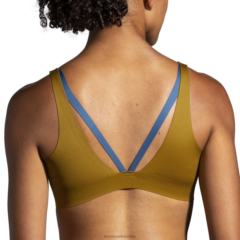 V8D8N386 dare hardloopbeha met bandjes olijf Brooks