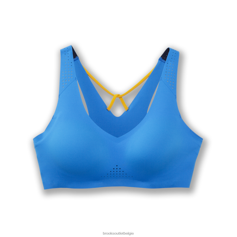 V8D8N820 Dare run-bh met v-hals blauw Brooks