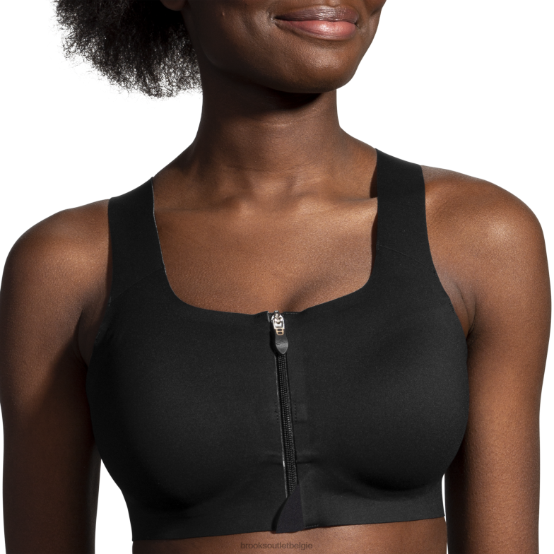 V8D8N824 dare run-bh met rits zwart Brooks