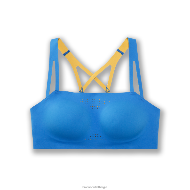 V8D8N835 Durf gekruiste hardloopbeha blauw Brooks