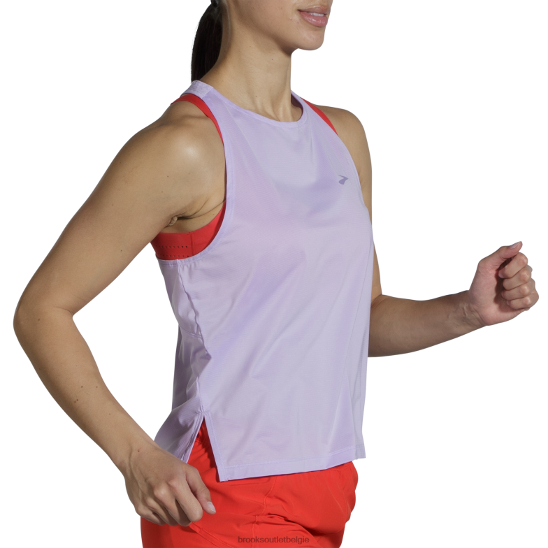 V8D8N1066 sprintvrije tank paars Brooks