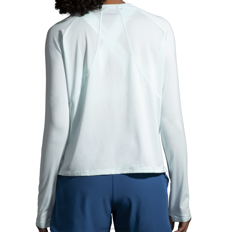 V8D8N1136 sprintvrije lange mouw blauw Brooks
