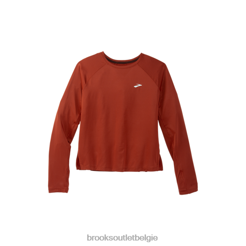 V8D8N1137 sprintvrije lange mouw koper Brooks