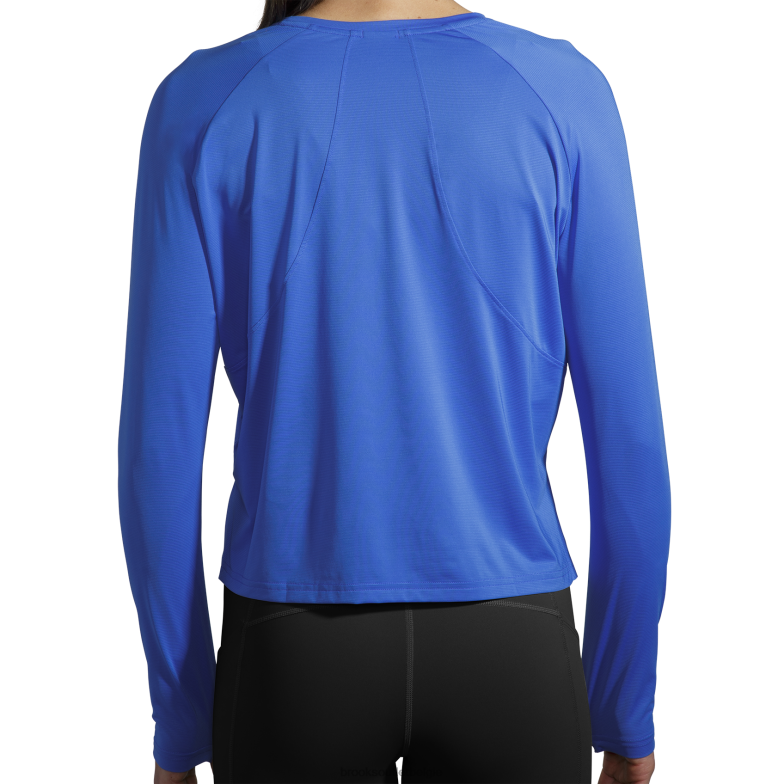 V8D8N1139 sprintvrije lange mouw blauwachtig Brooks
