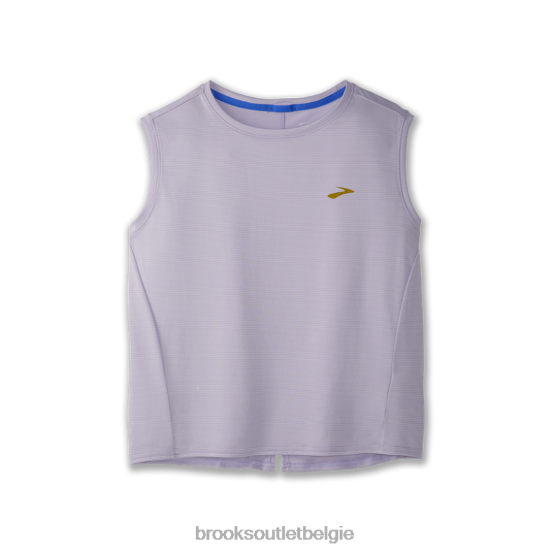 V8D8N1178 binnen mouwloos uitgevoerd paars Brooks