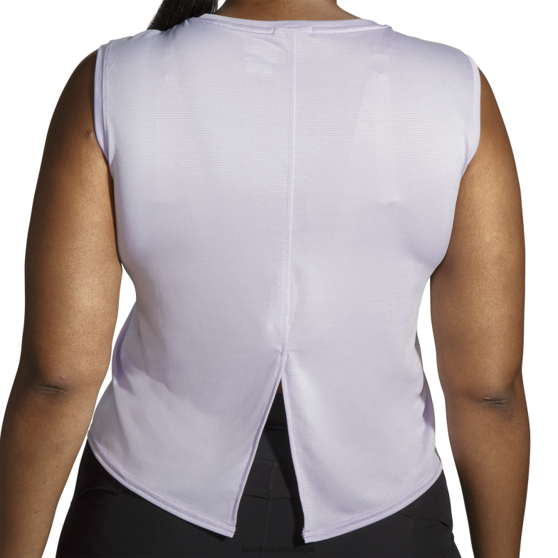 V8D8N1178 binnen mouwloos uitgevoerd paars Brooks