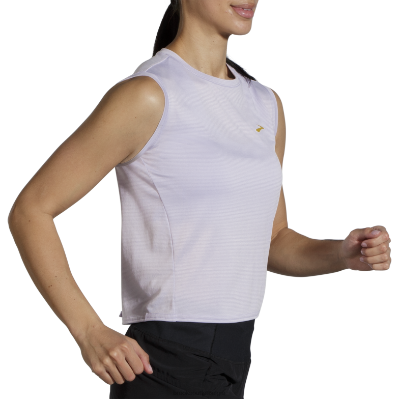 V8D8N1178 binnen mouwloos uitgevoerd paars Brooks