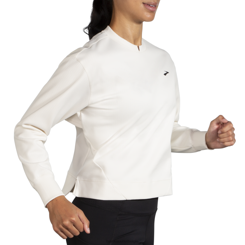 V8D8N1206 uitgevoerd in sweatshirt taupe Brooks