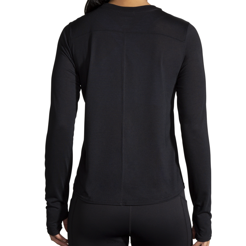 V8D8N325 afstand lange mouw zwart Brooks