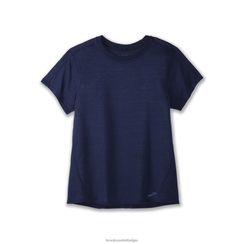 V8D8N339 afstand korte mouw marine Brooks