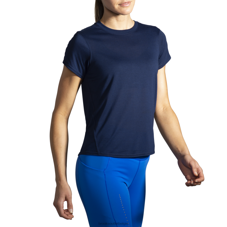 V8D8N339 afstand korte mouw marine Brooks