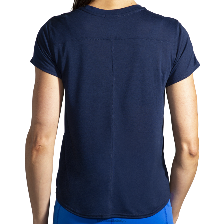 V8D8N339 afstand korte mouw marine Brooks