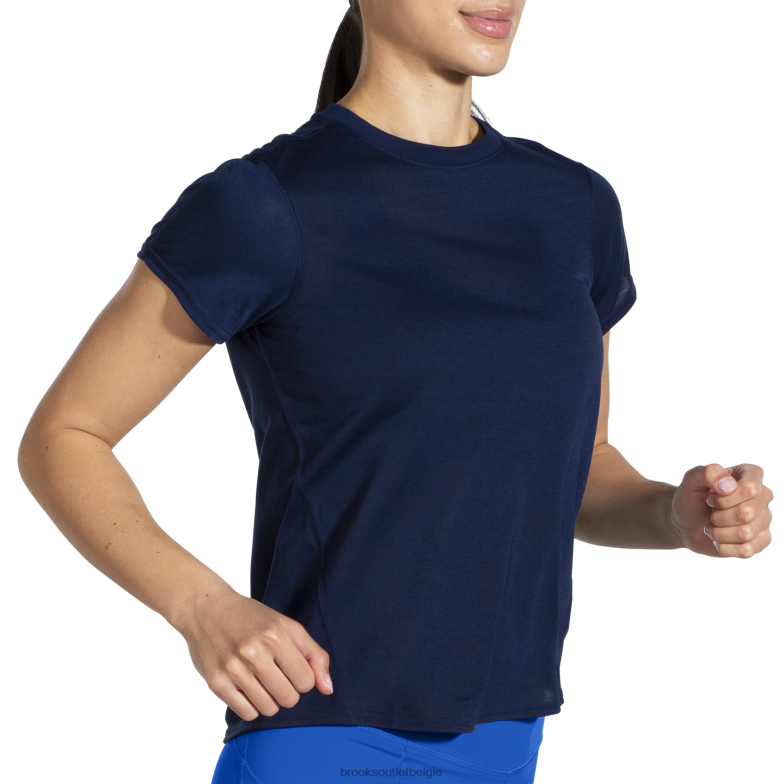 V8D8N339 afstand korte mouw marine Brooks