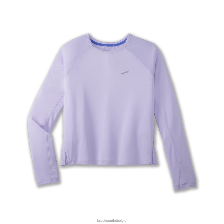 V8D8N490 sprintvrije lange mouw paars Brooks