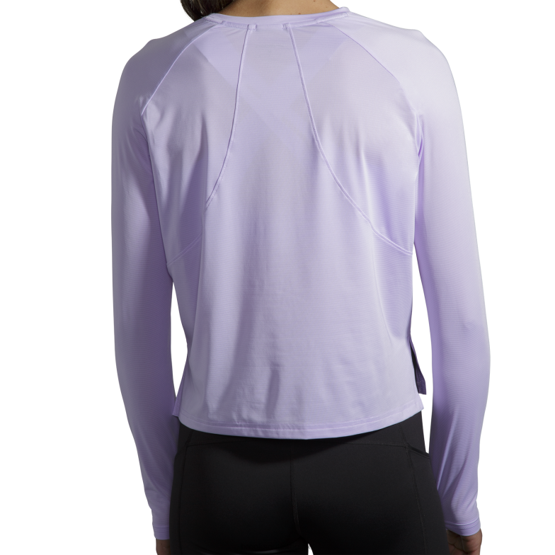 V8D8N490 sprintvrije lange mouw paars Brooks