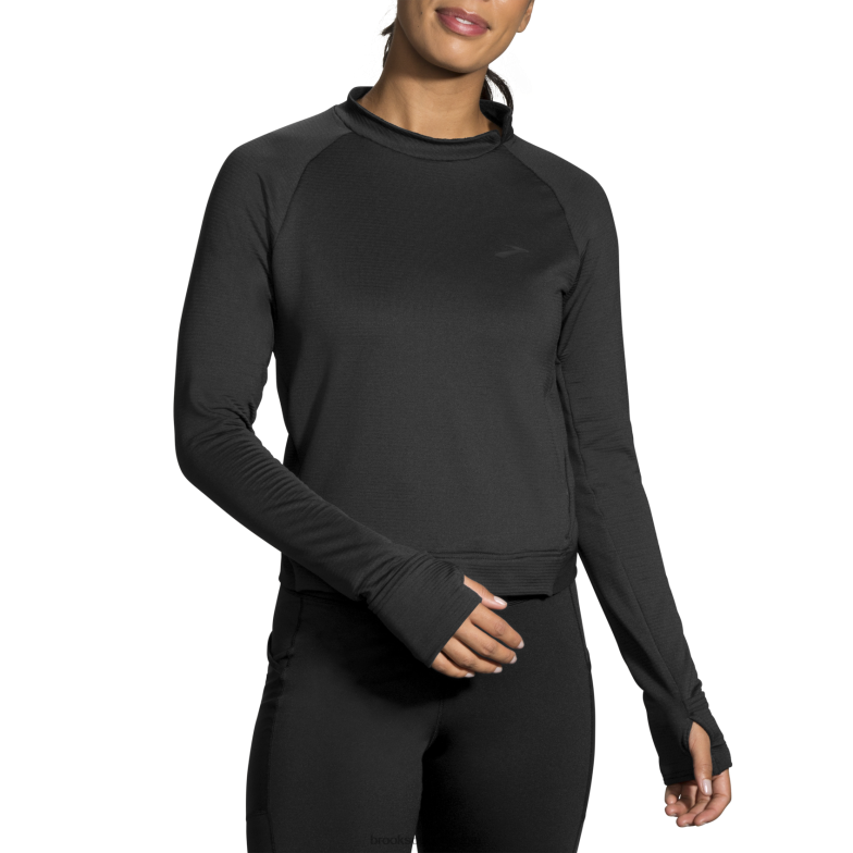 V8D8N594 inkeping thermische lange mouw zwart Brooks