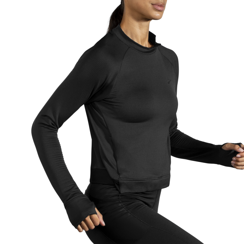 V8D8N594 inkeping thermische lange mouw zwart Brooks