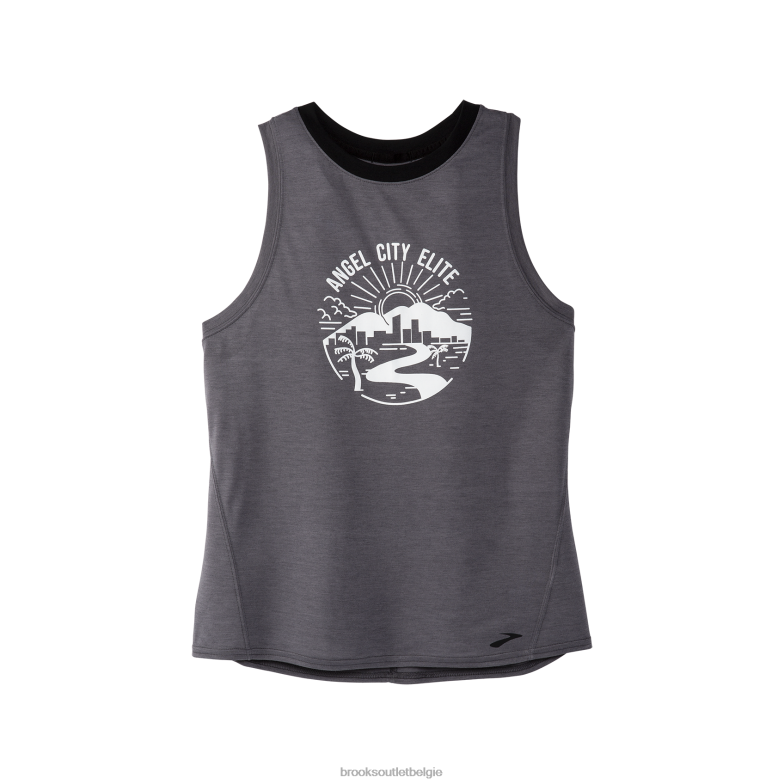 V8D8N727 houston22 grafische afstandstank grijs Brooks