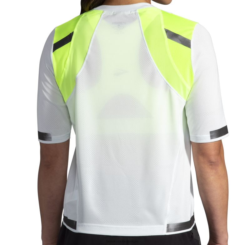 V8D8N759 carboniet korte mouw grijs Brooks