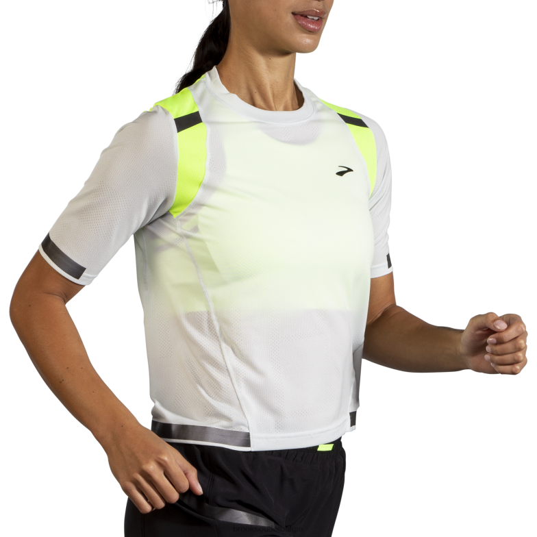 V8D8N759 carboniet korte mouw grijs Brooks