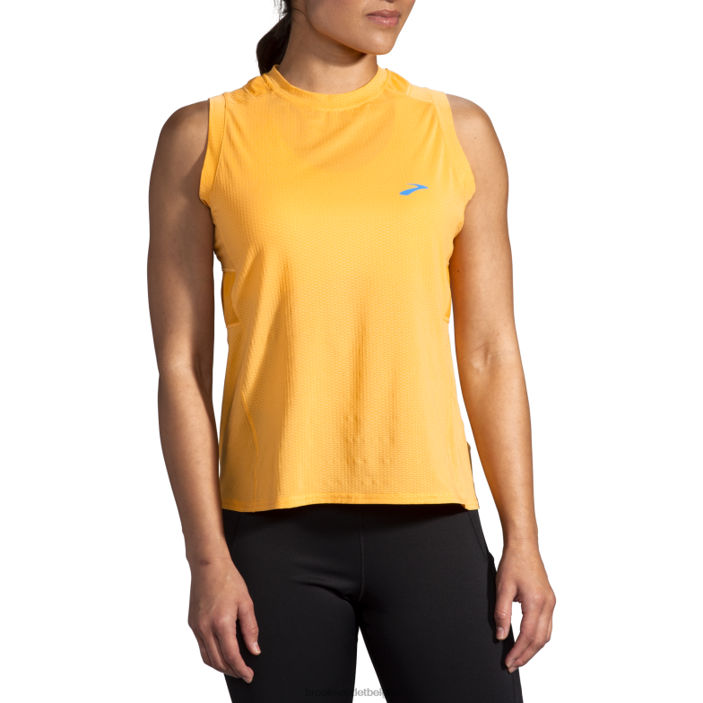 V8D8N787 sfeer mouwloos saffraan Brooks