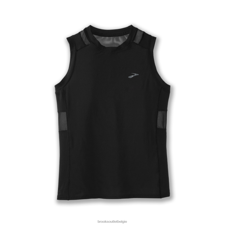V8D8N788 sfeer mouwloos zwart Brooks