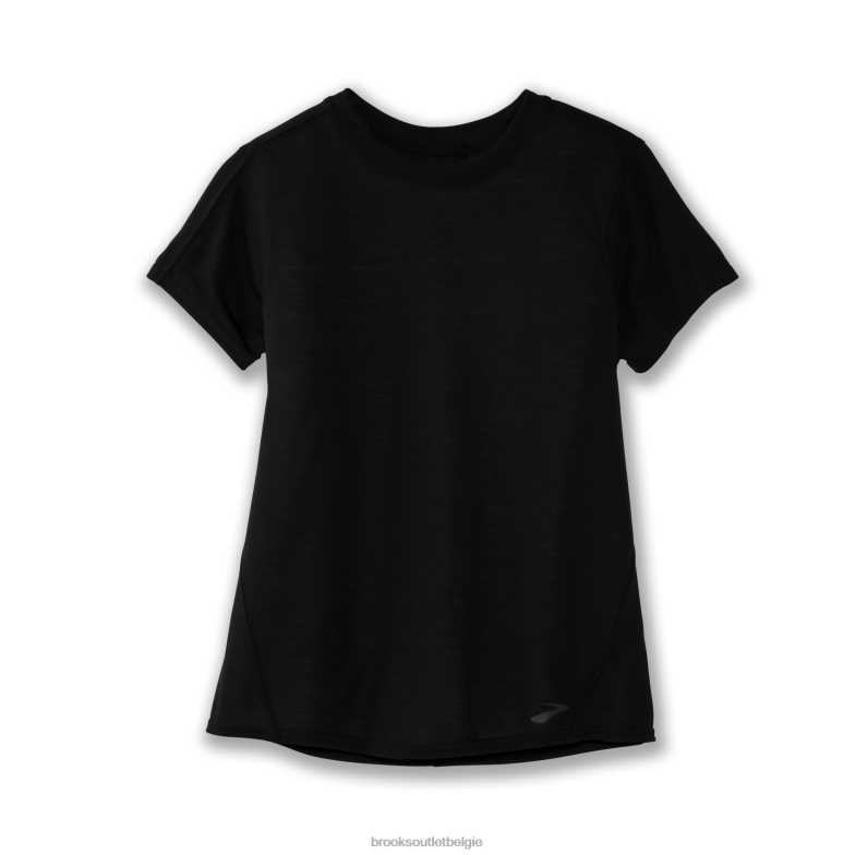 V8D8N793 afstand korte mouw zwart Brooks