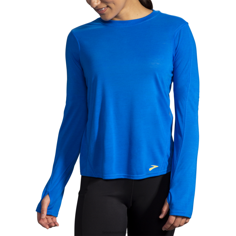 V8D8N800 afstand lange mouw blauw Brooks