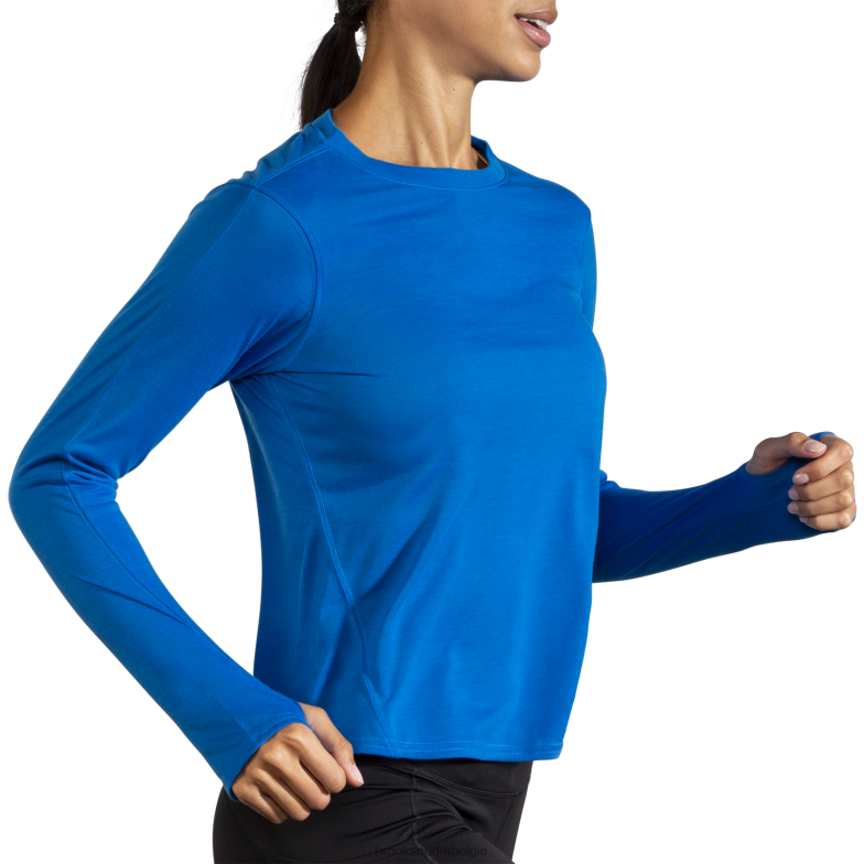 V8D8N800 afstand lange mouw blauw Brooks